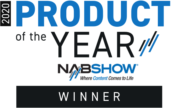 2020 Product of the year NAB Show Winner